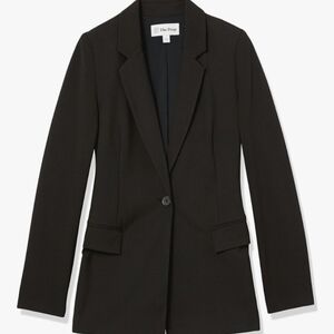 THE DROP Blake Long Blazer Black Plus Size XXL NWT